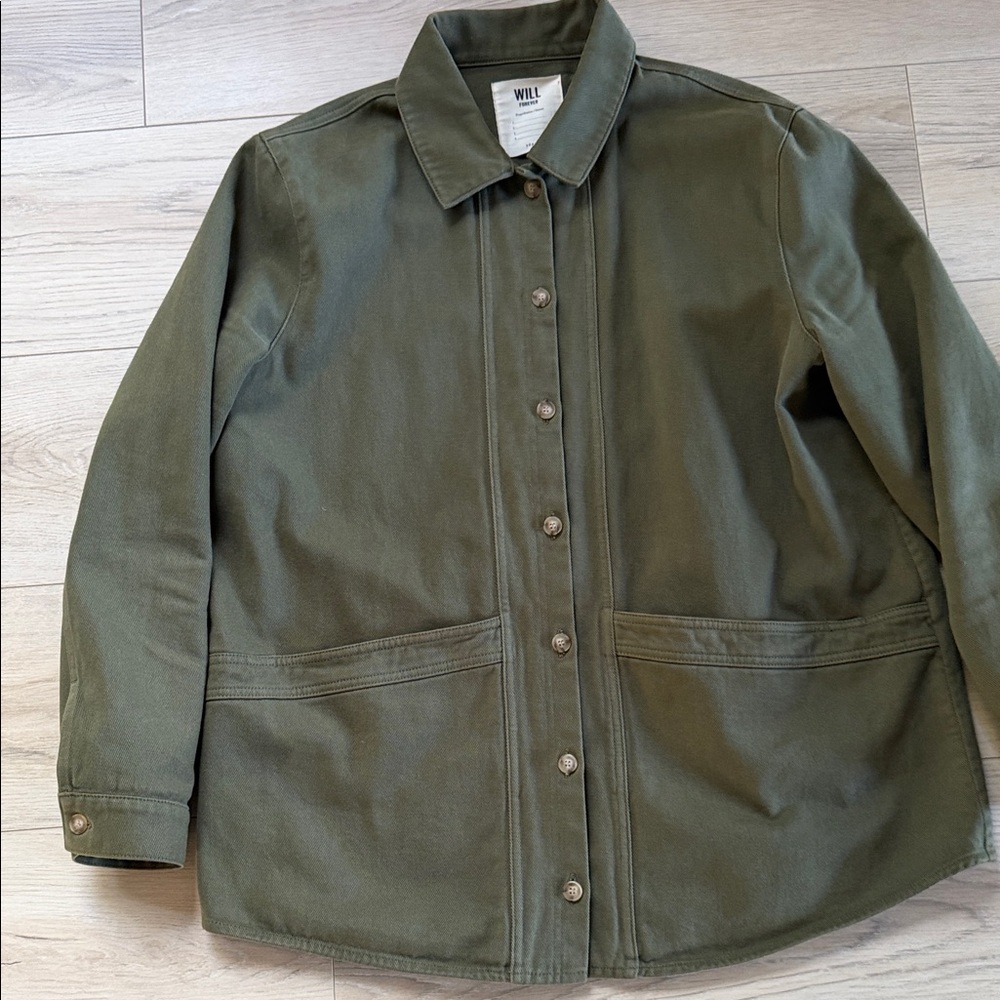 Sézane Will Women's Olive Green Jacket